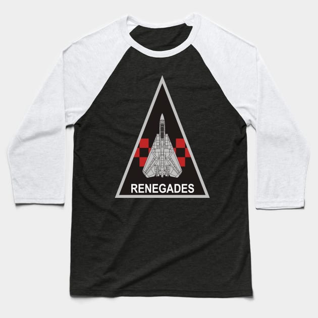 F14 Tomcat - VF24 Renegades Baseball T-Shirt by MBK